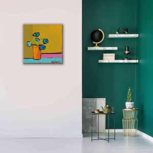 'Orange Vase' by Phyllis Adams, Canvas Wall Art,26 x 26