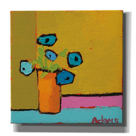 'Orange Vase' by Phyllis Adams, Canvas Wall Art
