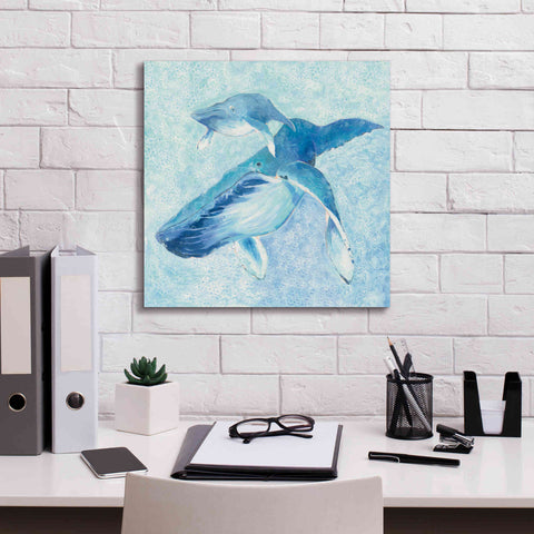 Image of 'Blue Mama v2' by Phyllis Adams, Canvas Wall Art,18 x 18