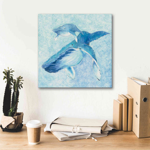 Image of 'Blue Mama v2' by Phyllis Adams, Canvas Wall Art,18 x 18