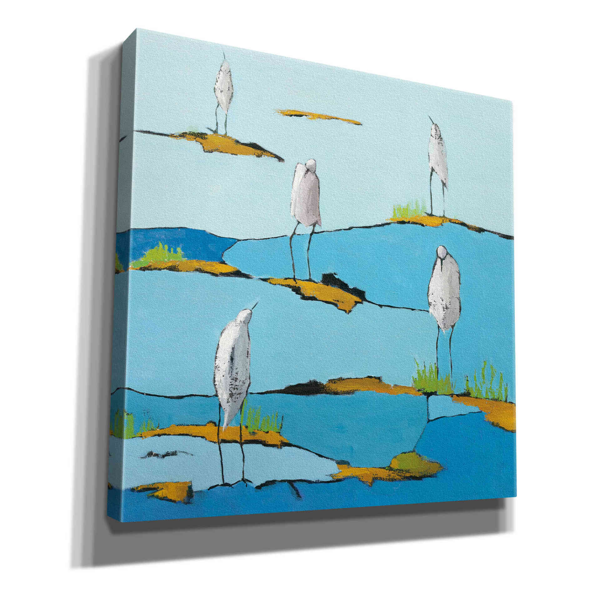 'Beach Bums v2' by Phyllis Adams, Canvas Wall Art