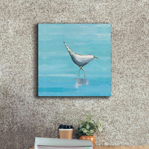 Image of 'Egret I Bright' by Phyllis Adams, Canvas Wall Art,18 x 18
