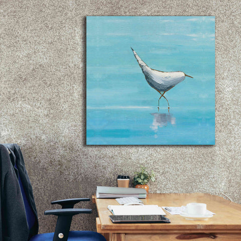 Image of 'Egret I Bright' by Phyllis Adams, Canvas Wall Art,37 x 37