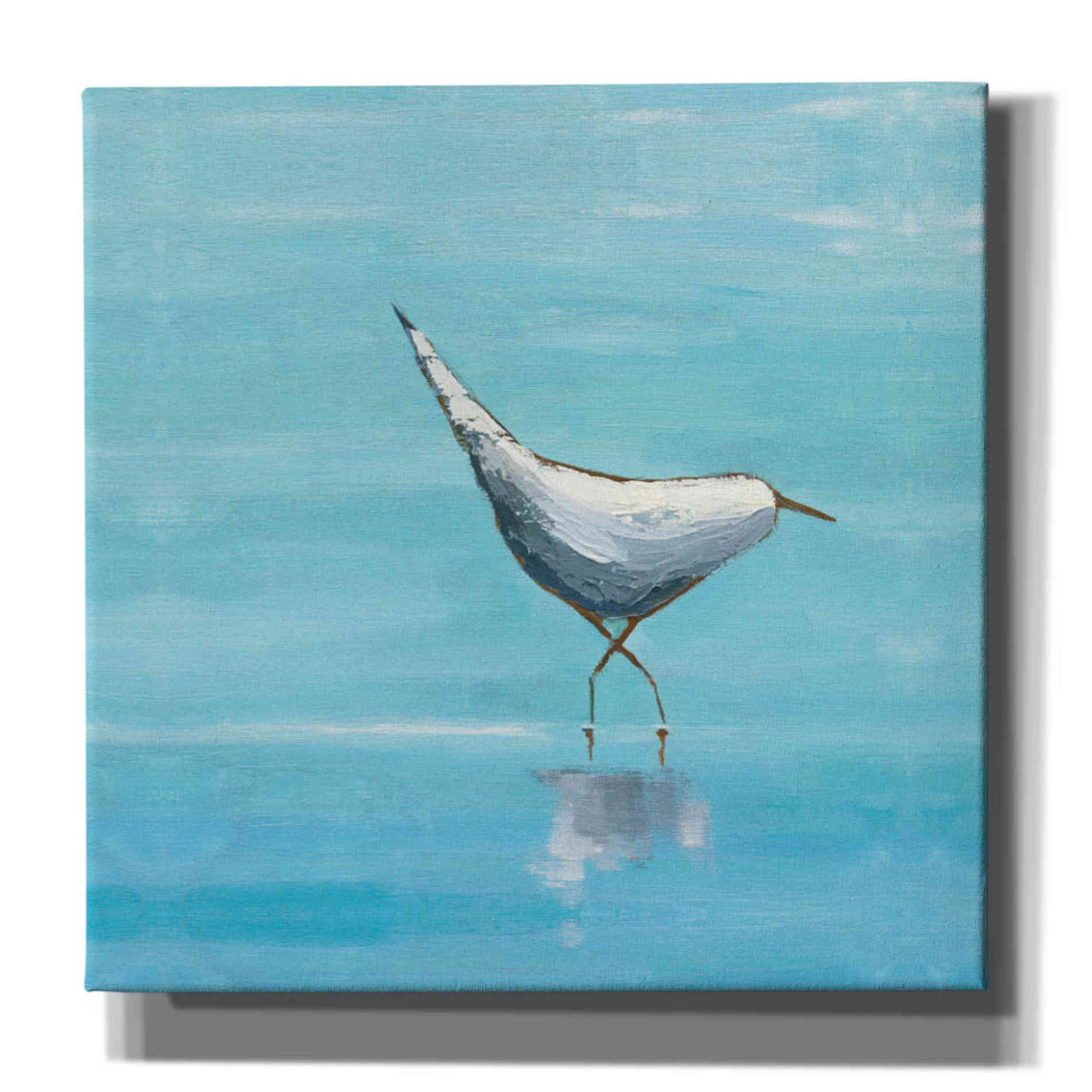 'Egret I Bright' by Phyllis Adams, Canvas Wall Art