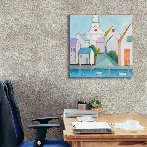 Image of 'Harbor Town III no Sign' by Phyllis Adams, Canvas Wall Art,26 x 26