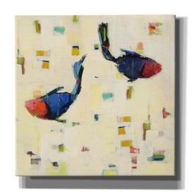 'One Fish Two Fish Big' by Phyllis Adams, Canvas Wall Art