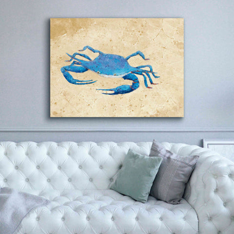 Image of 'Blue Crab V Neutral Crop' by Phyllis Adams, Canvas Wall Art,54 x 40