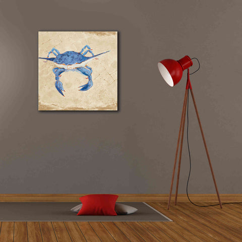 Image of 'Blue Crab VI Neutral' by Phyllis Adams, Canvas Wall Art,26 x 26
