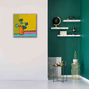 'Orange Vase Bright' by Phyllis Adams, Canvas Wall Art,26 x 26