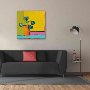 'Orange Vase Bright' by Phyllis Adams, Canvas Wall Art,37 x 37