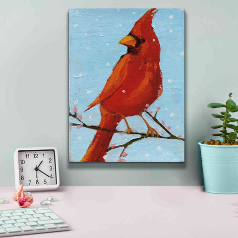 Image of 'Cardinal II' by Phyllis Adams, Canvas Wall Art,12 x 16