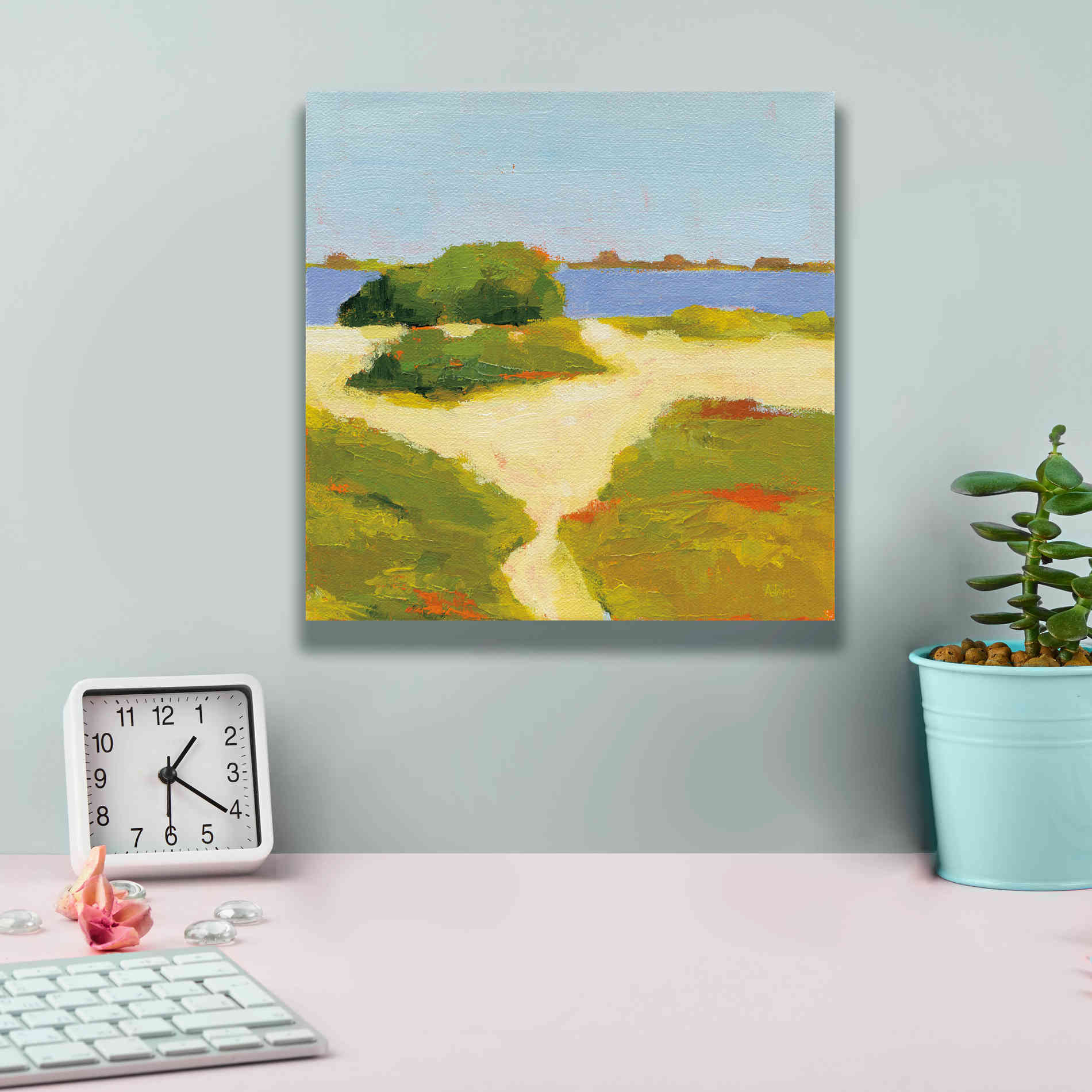 'Path to the Beach' by Phyllis Adams, Canvas Wall Art,12 x 12