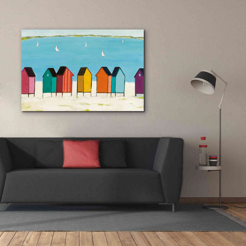 Image of 'Cabanas I' by Phyllis Adams, Canvas Wall Art,60 x 40