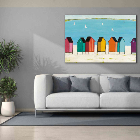 Image of 'Cabanas I' by Phyllis Adams, Canvas Wall Art,60 x 40