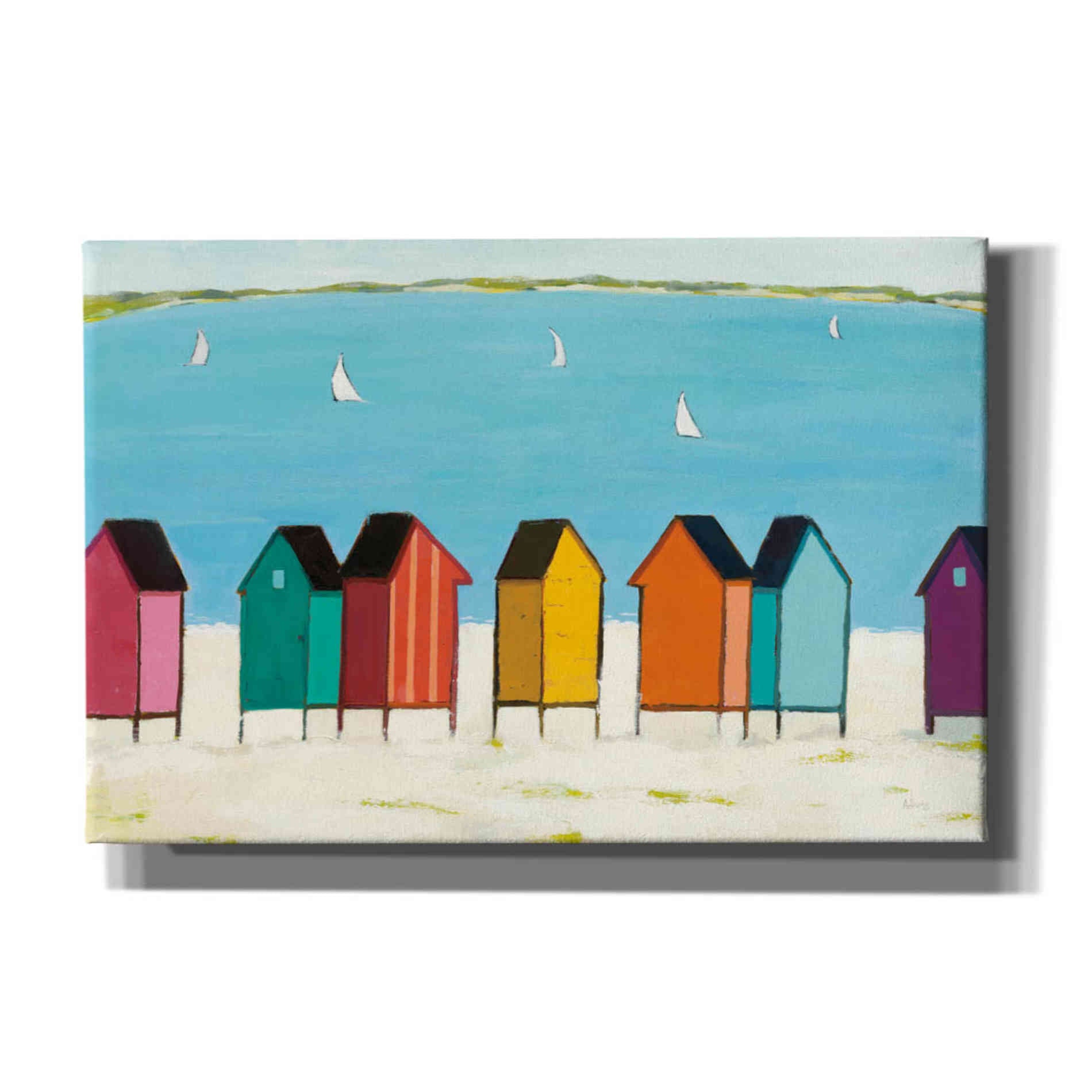 'Cabanas I' by Phyllis Adams, Canvas Wall Art