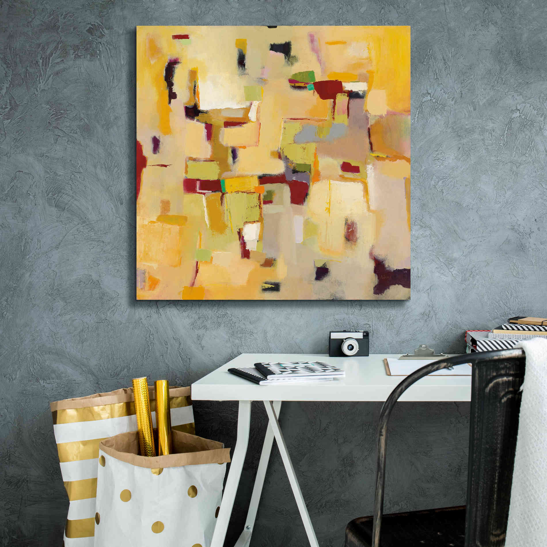 'Autumn Glow' by Phyllis Adams, Canvas Wall Art,26 x 26