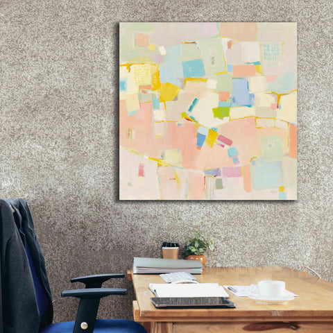 Image of 'Block Party' by Phyllis Adams, Canvas Wall Art,37 x 37