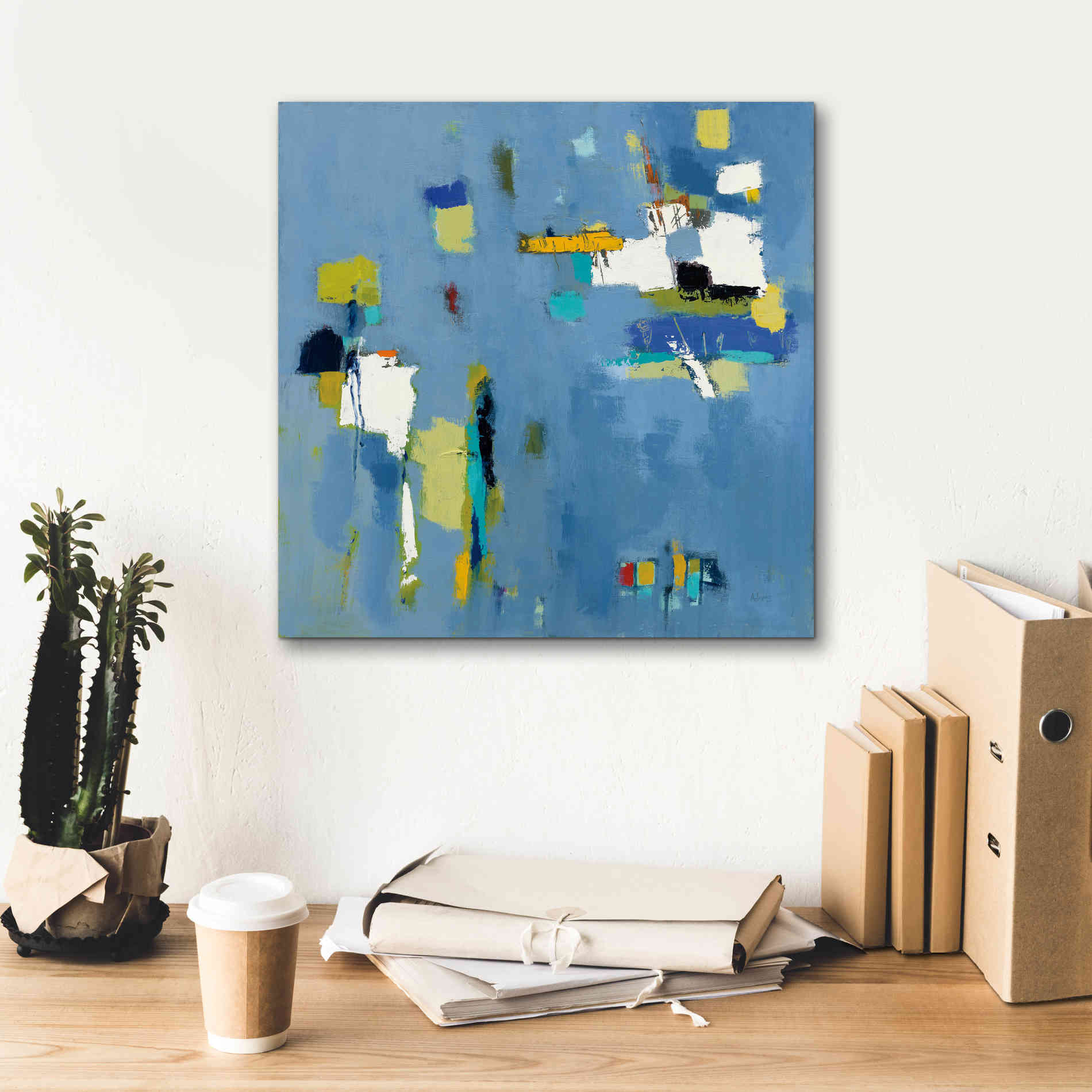 'Ice Breaker' by Phyllis Adams, Canvas Wall Art,18 x 18