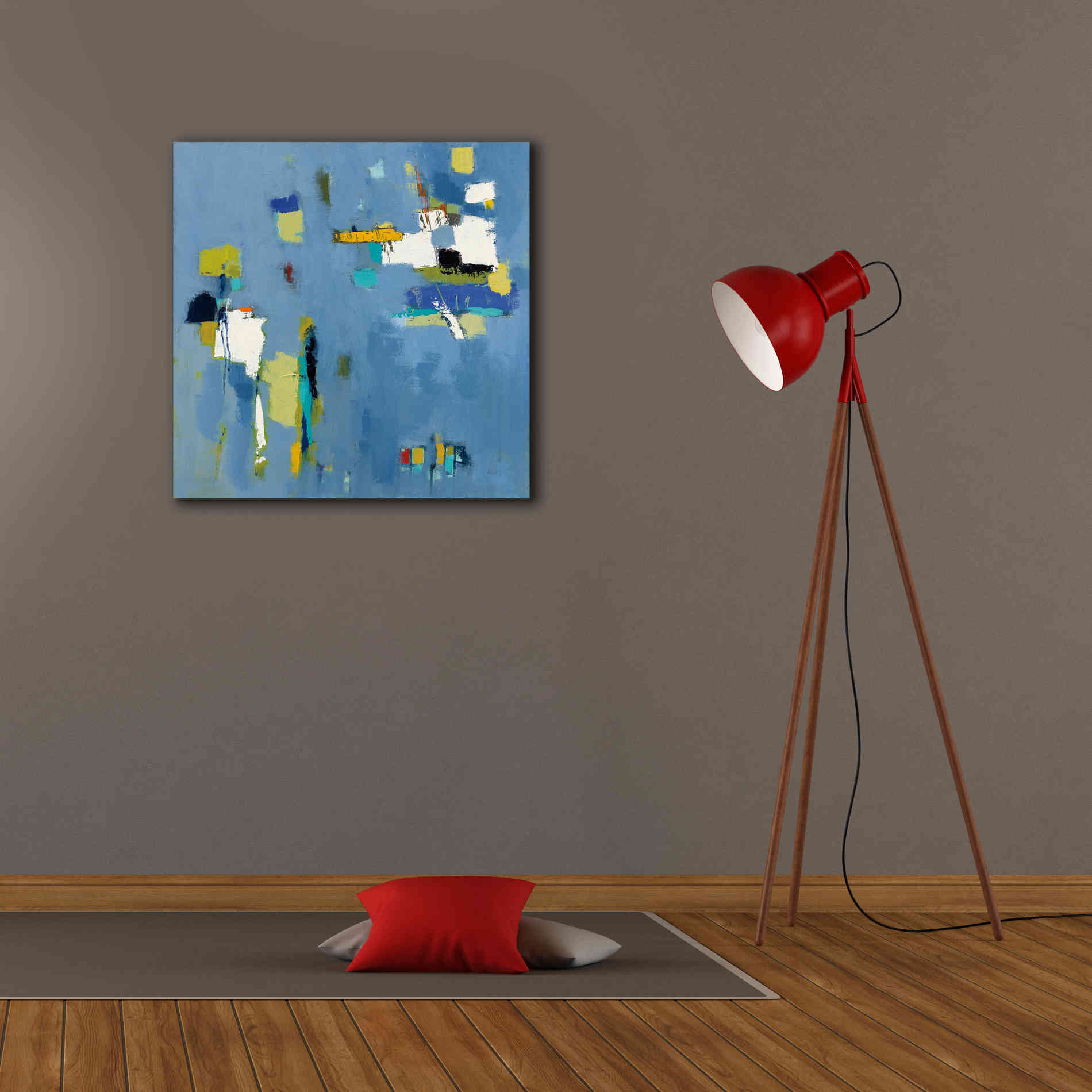 'Ice Breaker' by Phyllis Adams, Canvas Wall Art,26 x 26