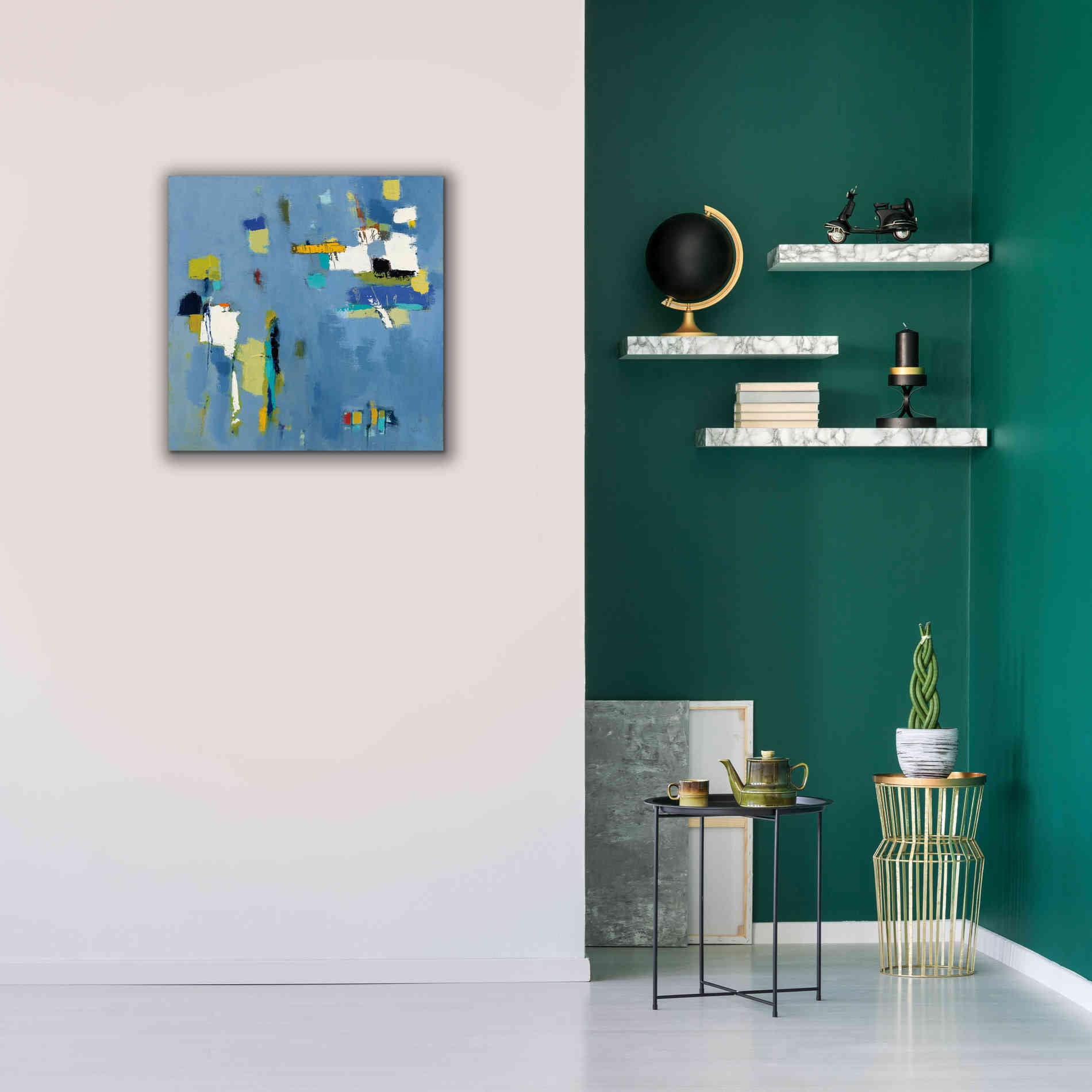 'Ice Breaker' by Phyllis Adams, Canvas Wall Art,26 x 26
