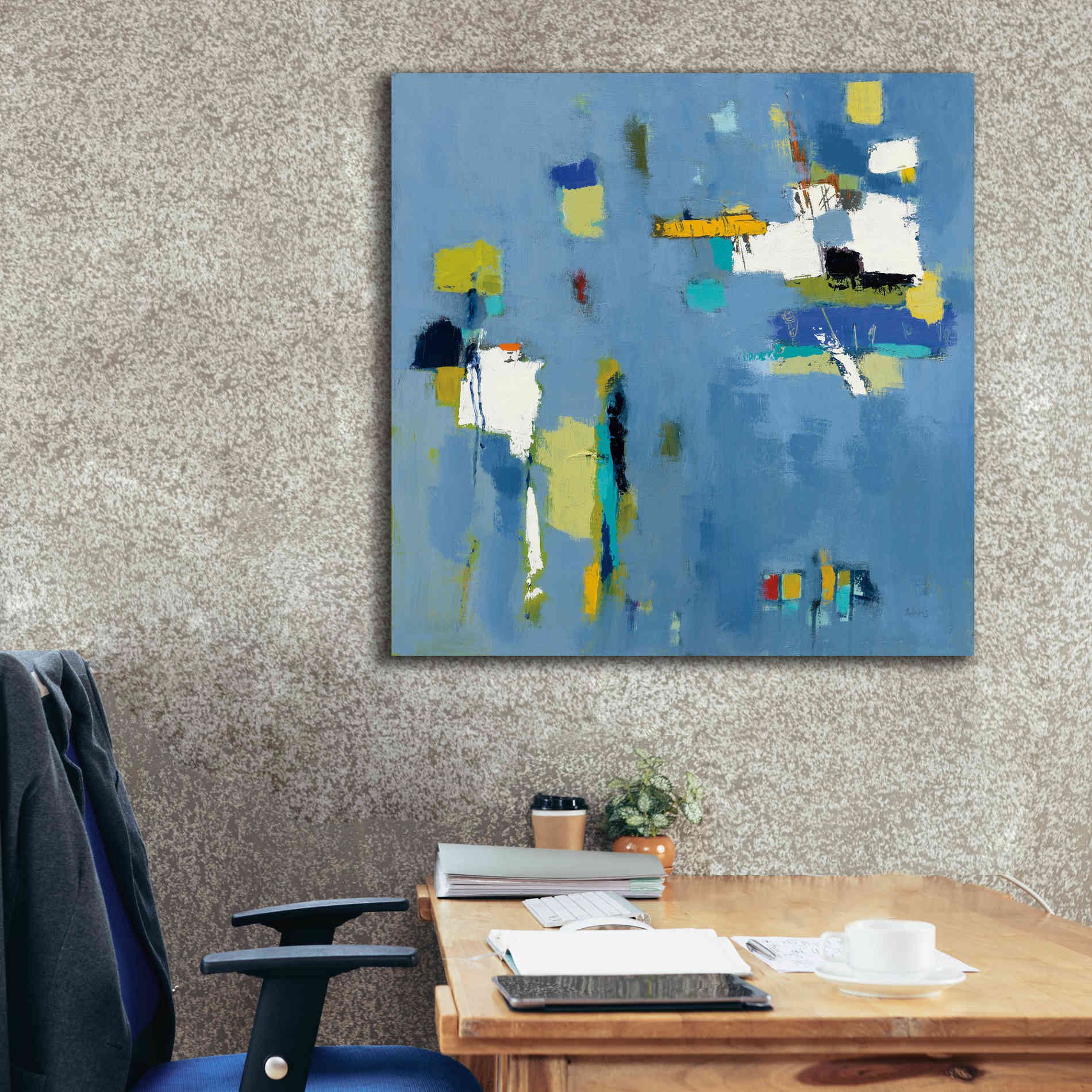 'Ice Breaker' by Phyllis Adams, Canvas Wall Art,37 x 37