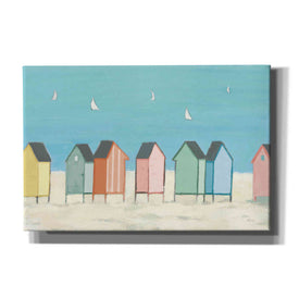 'Cabanas I Pastel' by Phyllis Adams, Canvas Wall Art