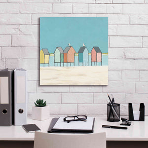 'Cabanas II Pastel' by Phyllis Adams, Canvas Wall Art,18 x 18