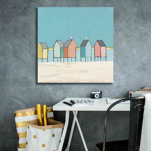 'Cabanas II Pastel' by Phyllis Adams, Canvas Wall Art,26 x 26