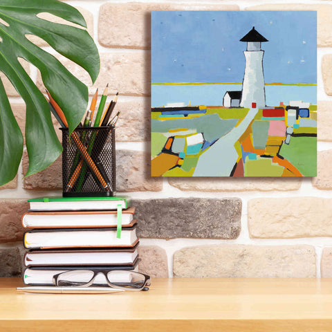 Image of 'To the Lighthouse' by Phyllis Adams, Canvas Wall Art,12 x 12