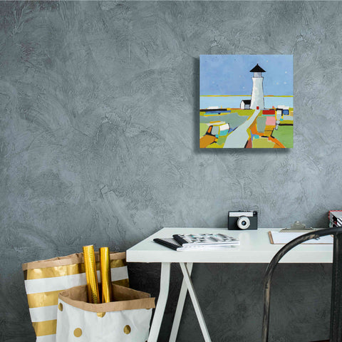 Image of 'To the Lighthouse' by Phyllis Adams, Canvas Wall Art,12 x 12