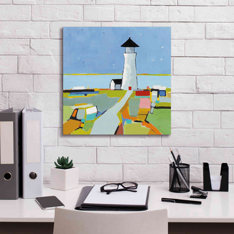 Image of 'To the Lighthouse' by Phyllis Adams, Canvas Wall Art,18 x 18