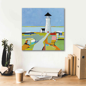 'To the Lighthouse' by Phyllis Adams, Canvas Wall Art,18 x 18