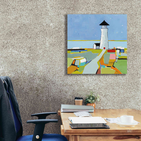 Image of 'To the Lighthouse' by Phyllis Adams, Canvas Wall Art,26 x 26