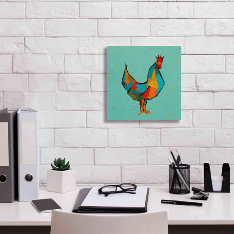Image of 'The Strutter' by Phyllis Adams, Canvas Wall Art,12 x 12