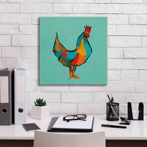 'The Strutter' by Phyllis Adams, Canvas Wall Art,18 x 18