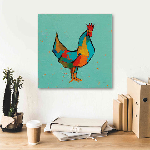 Image of 'The Strutter' by Phyllis Adams, Canvas Wall Art,18 x 18