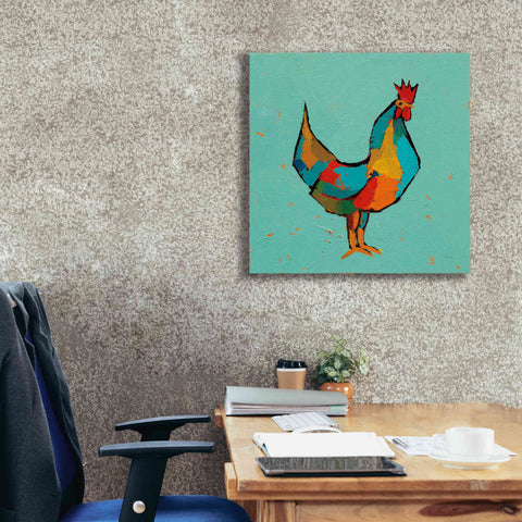Image of 'The Strutter' by Phyllis Adams, Canvas Wall Art,26 x 26