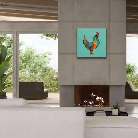 Image of 'The Strutter' by Phyllis Adams, Canvas Wall Art,26 x 26