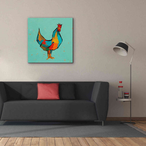 Image of 'The Strutter' by Phyllis Adams, Canvas Wall Art,37 x 37
