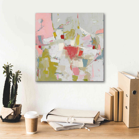 Image of 'And All That Jazz Pink' by Phyllis Adams, Canvas Wall Art,18 x 18