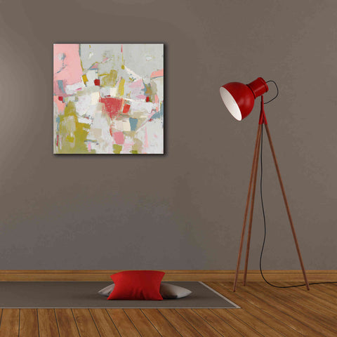 Image of 'And All That Jazz Pink' by Phyllis Adams, Canvas Wall Art,26 x 26