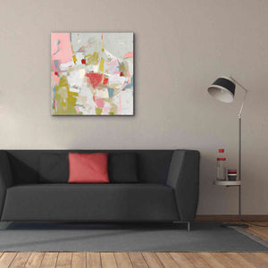 'And All That Jazz Pink' by Phyllis Adams, Canvas Wall Art,37 x 37
