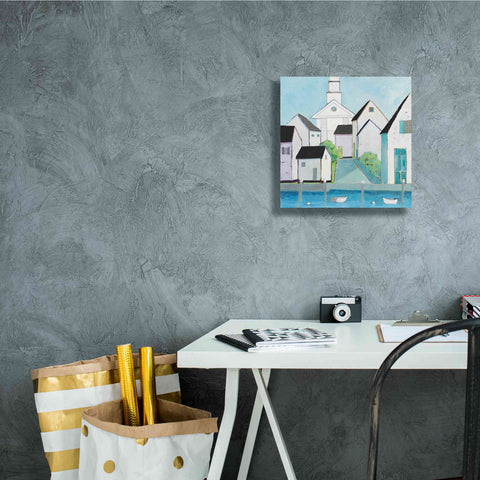 Image of 'Harbor Town III No Sign Light' by Phyllis Adams, Canvas Wall Art,12 x 12
