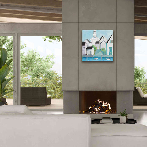 Image of 'Harbor Town III No Sign Light' by Phyllis Adams, Canvas Wall Art,26 x 26