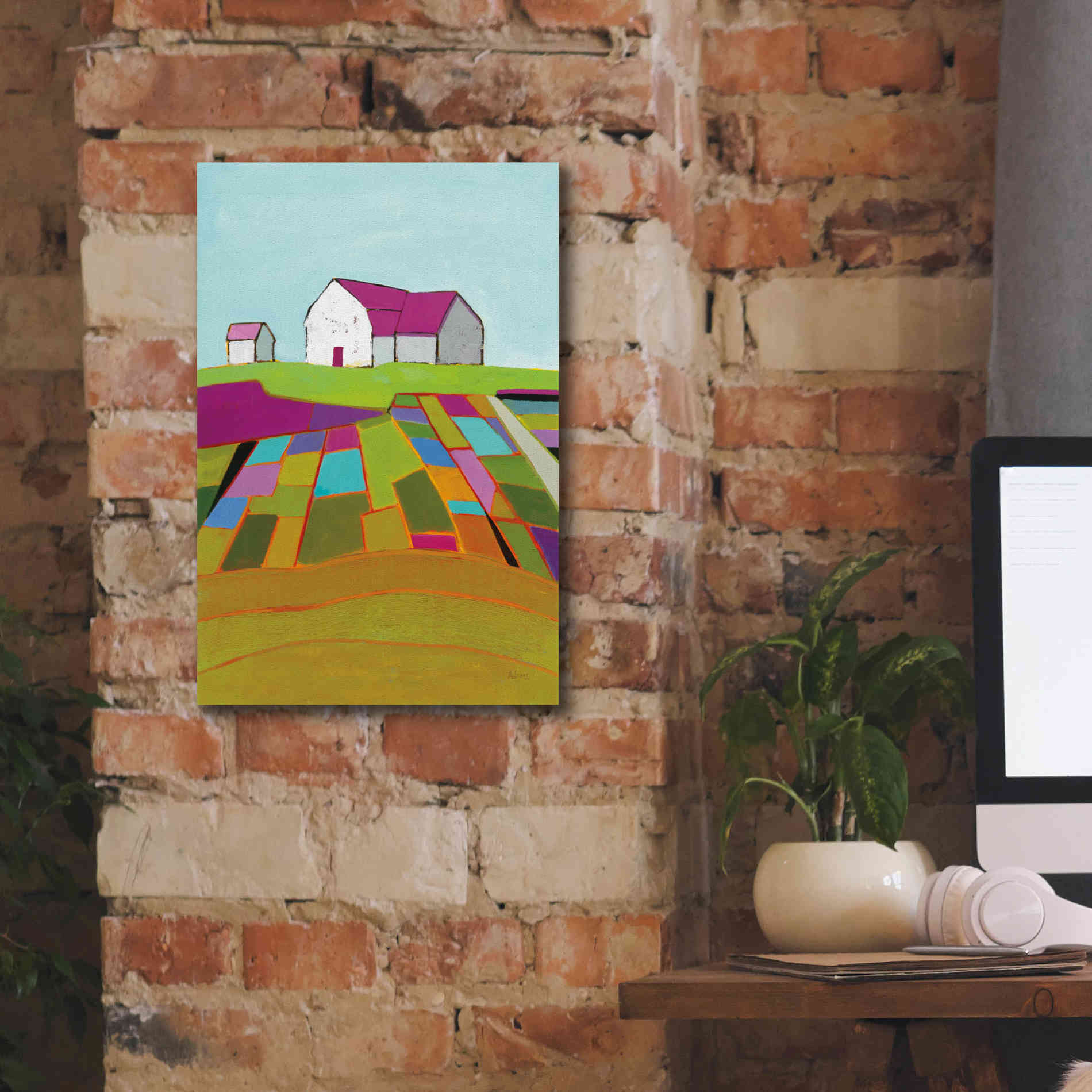 'Field of Dreams' by Phyllis Adams, Canvas Wall Art,12 x 18