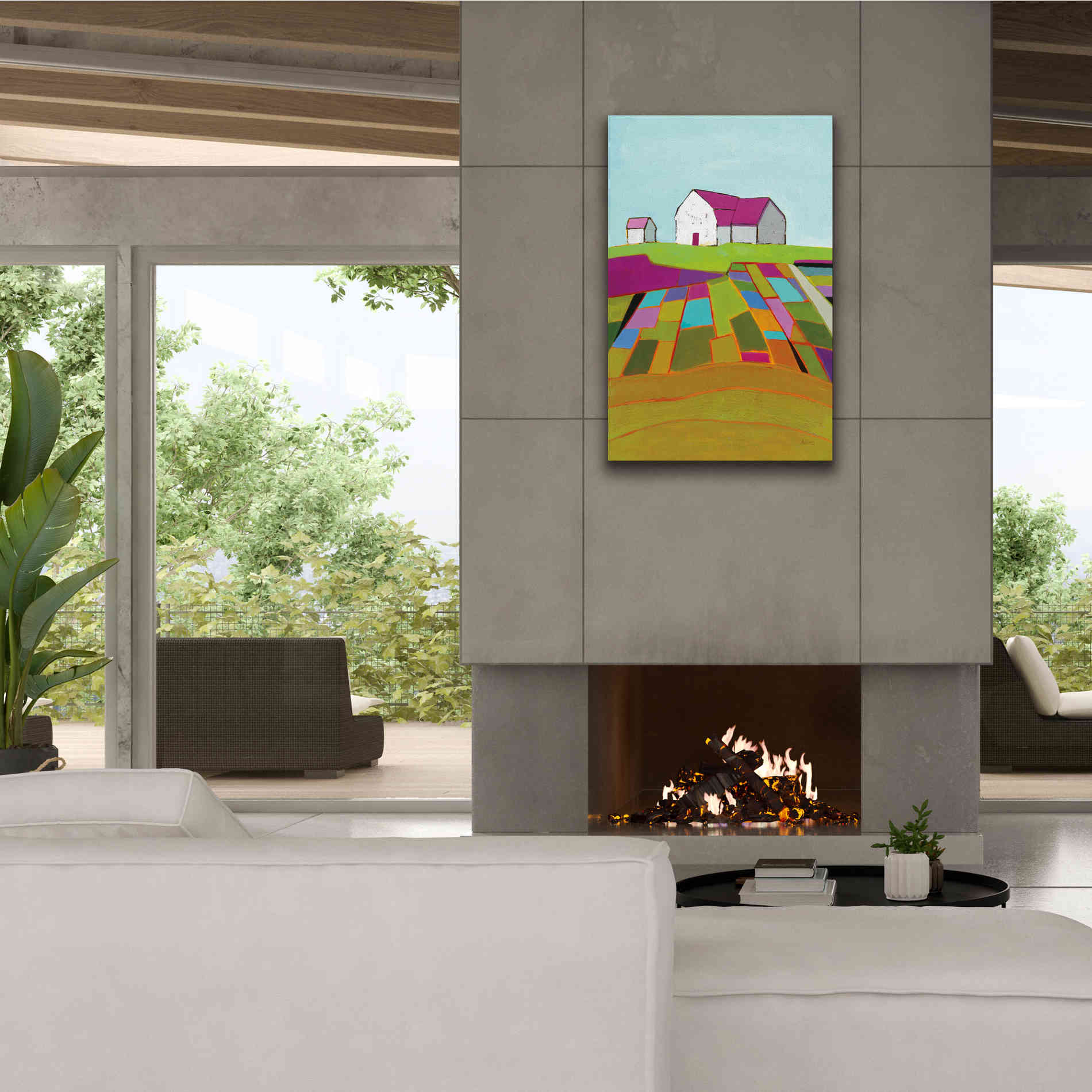 'Field of Dreams' by Phyllis Adams, Canvas Wall Art,26 x 40