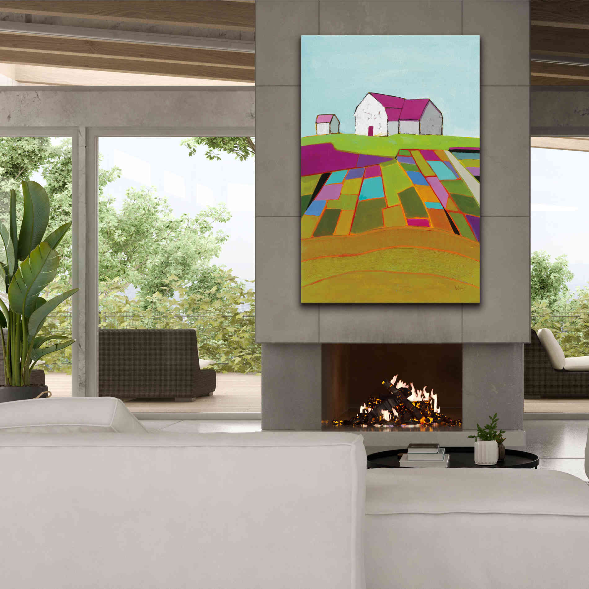 'Field of Dreams' by Phyllis Adams, Canvas Wall Art,40 x 60