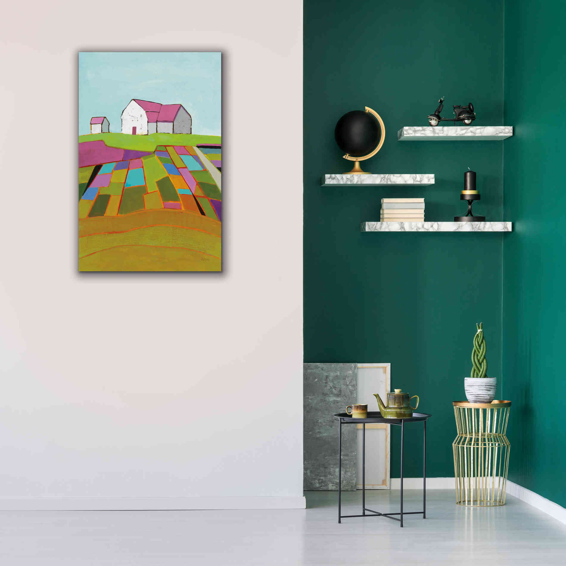 'Field of Dreams Light' by Phyllis Adams, Canvas Wall Art,26 x 40