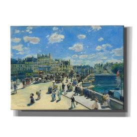 'Pont Neuf' by Pierre-Auguste Renoir,  Canvas Wall Art
