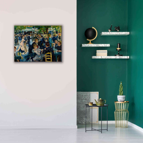 Image of 'Dance at Le moulin de la Galette' by Pierre-Auguste Renoir,  Canvas Wall Art,34 x 26